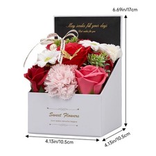 Flower soap gift box - flower, in