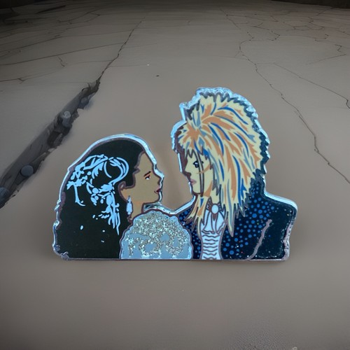 David bowie enamel pin - bowie, badge