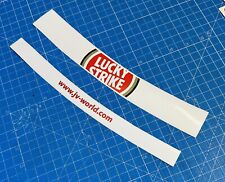 F1 Helmet Visor Sticker BAR Motorsport Karting Villeneuve JV World Honda Lucky