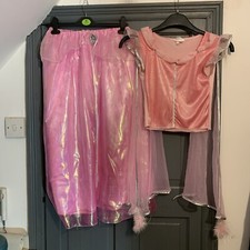 Pink Mermaid Aurora Bollywood Halloween Fancy Dress Costume - approx. S