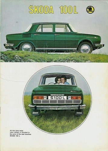 Skoda s100 1970 uk - s100, 1970-71