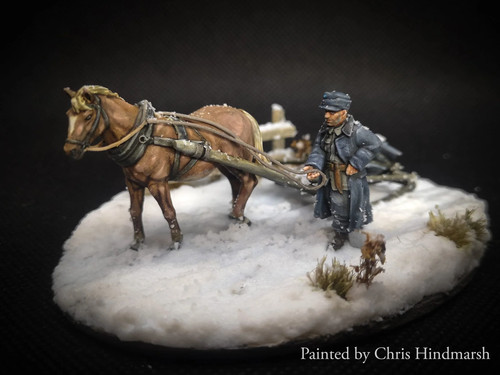 Wwii finnish horse - finnish, drawn