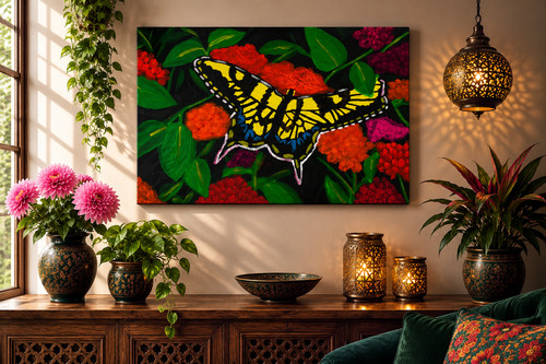 Original butterfly painting - original, on
