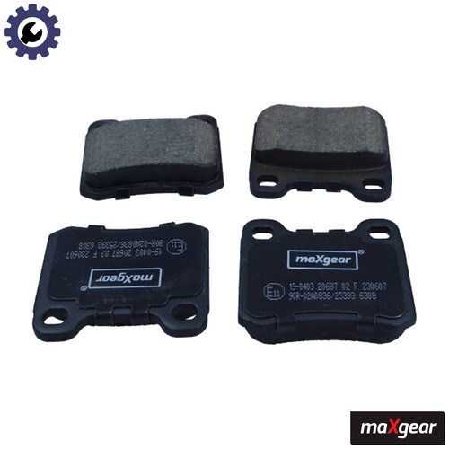Brake pad set disc - brake,