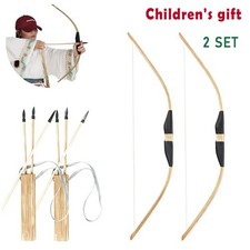 Archery wooden bow and arrow - bow,