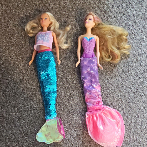 2pc mermaid fashion - fashion, doll