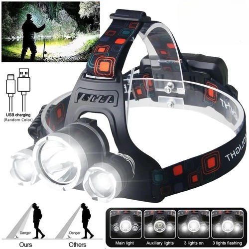 High power led headlamp 18650 - high,