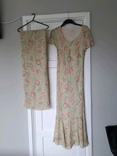 Beautiful Libra Dress With Matching Scarf/Shawl Size 12 Please read description.