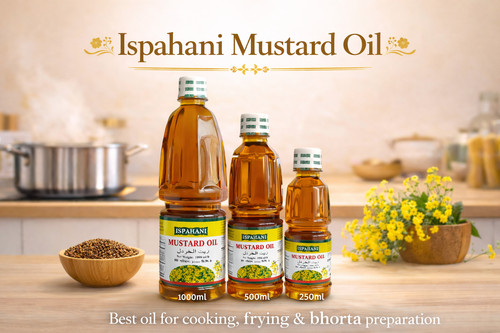 Ispahani mustard oil pure - ispahani,