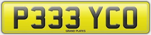 P333 yco number plate - number, psycho