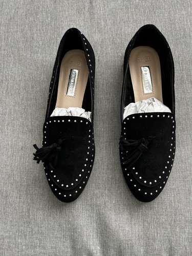 Women suede court shoe - suede,