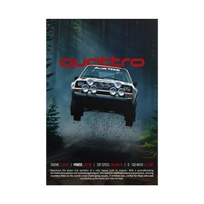 Audi Quattro Rally Car Vintage