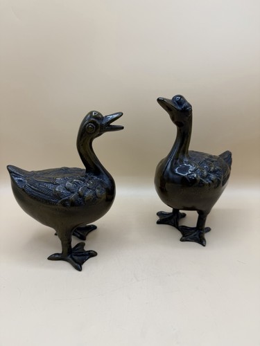 Vintage pair cast - pair, iron