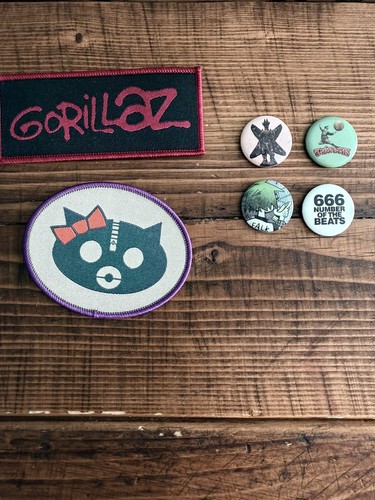 Rare gorillaz sew - rare!, patches