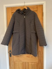 Centigrade Hooded Long Coat Brown size XL. Unworn