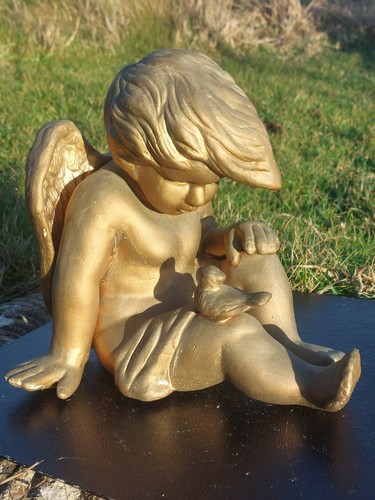 Beautiful cherub gold - cherub,