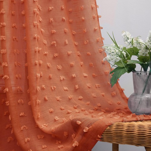 Koufall terracotta boho sheer - terracotta,