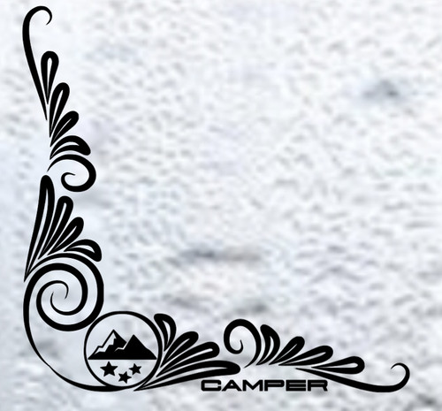 Camper vinyl window decals - 2,
