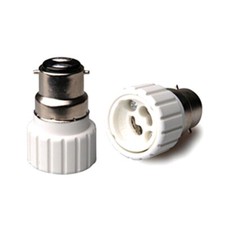 2pcs B22 to GU10 Adapter Lamp