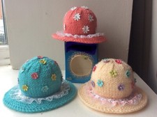 EASTER BONNET cover for Chocolate orange  knitting pattern ONLY