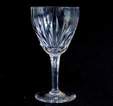 STUART CRYSTAL CLARIDGE WINE GLASS, Cut Lead Crystal, 5 1/2", 8 Oz, ENGLAND