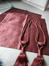 Tie Backs and cushion covers