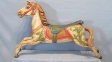 Antique fairground, juvenile carousel horse by Anderson Bristol c1900