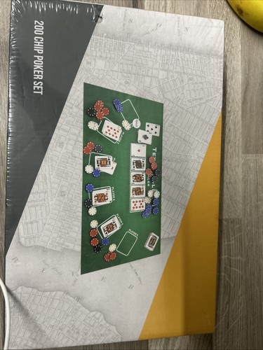 200 chip poker set - poker, £25