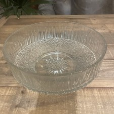 MCM Ravenhead White Fire large glass serving bowl - 23cms