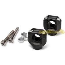 Black Aluminum LSL Risers 1"