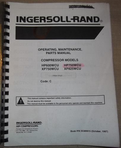 Ingersoll rand wcu series - ingersoll,
