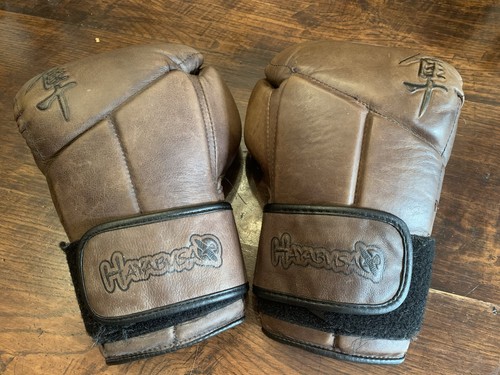 Hayabusa brown leather boxing - leather,