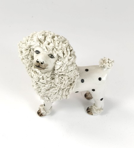 Antique staffordshire poodle - antique,