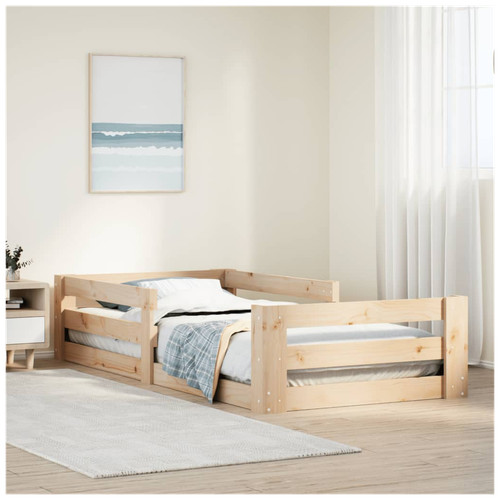 Bed frame solid pine natural - frame,