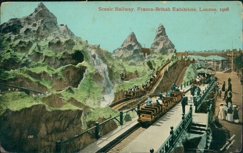 Postcard london scenic - london, railway