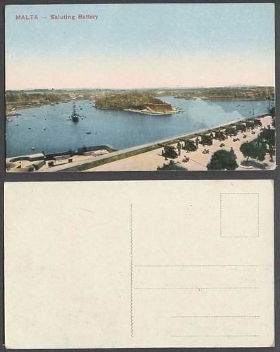 Malta old colour postcard - malta,