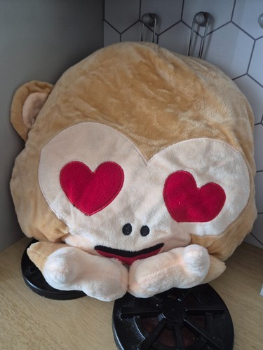 Monkey emoji plush - monkey,