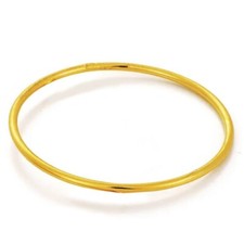14ct Yellow Gold Filled Girl's Kid's Plain Simple Bracelet Bangle