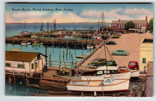 Postcard yacht basin - basin, perth