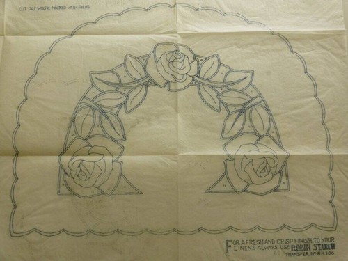 Vtg robin starch rk106 cutwork - robin,