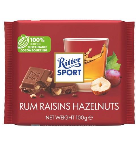 Ritter sport rum raisin - ritter,