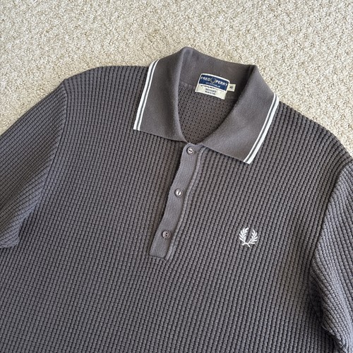 Fred perry waffle knit polo - perry,