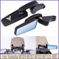 Motorcycle Adjustable Rotating Retro Rearview Mirror For Yamaha MT09 MT07 MT125