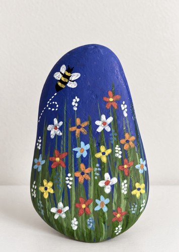 Hand painted bee - bee, &