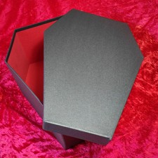 Large Coffin Gift Box Halloween Crafts Gothic Vampire