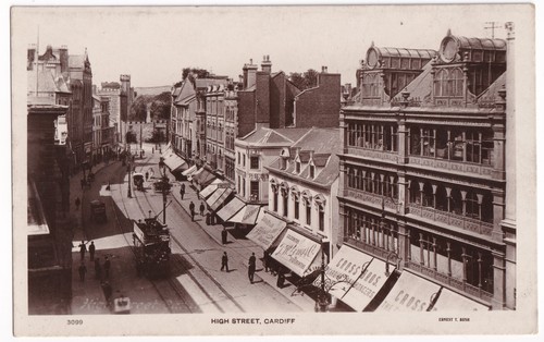 Cardiff high street castle - high,