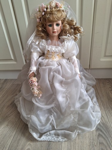 Alberon porcelain bride doll - bride,