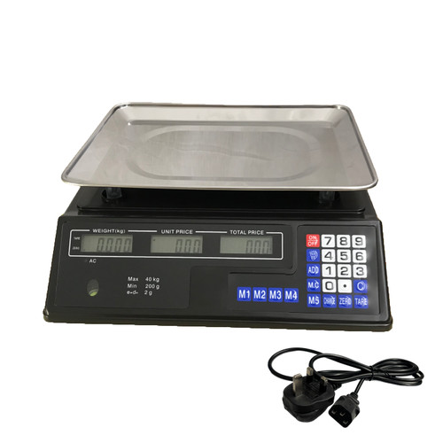 Electronic price scale 40kg - electronic,