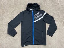 Carbrini Hooded Tracksuit Top Boys 10-12 yrs Full Zip Pit-pit 16" Chest 32"
