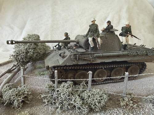 Panther tank winter commander - tank,